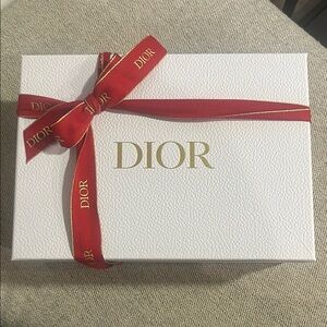 Dior Gift Box with Red Ribbon
